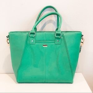 Green Vegan Leather Thirty One Handbag